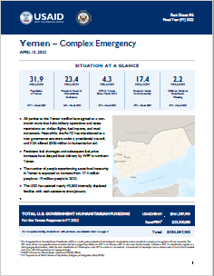 2022-04-15 USG Yemen Complex Emergency Fact Sheet #6