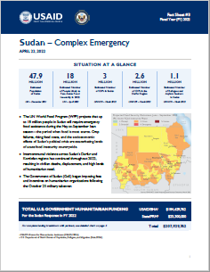 2022-04-22 USG Sudan Complex Emergency Fact Sheet #3