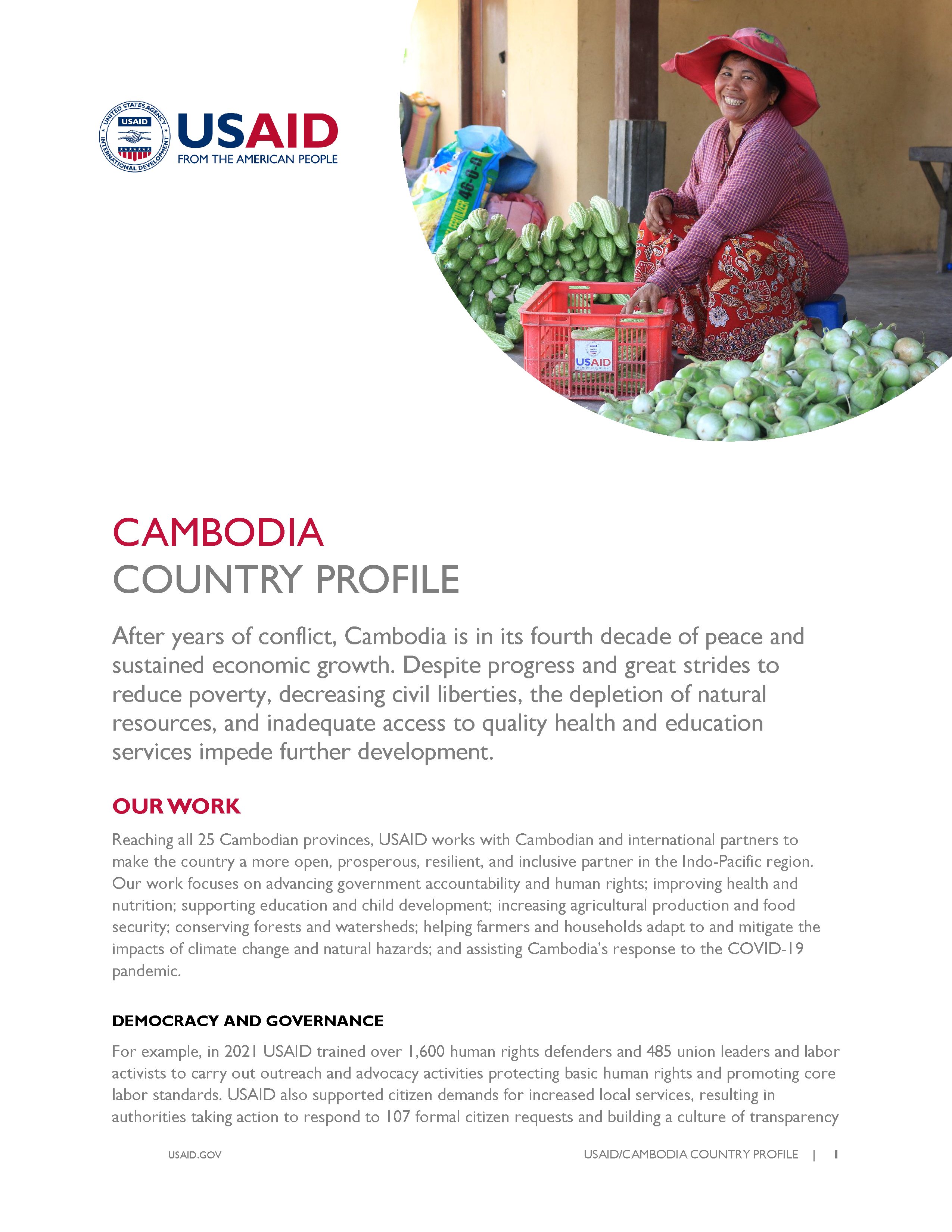 Cambodia Country Profile 2022