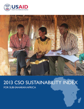 2013 CSO Sustainability Index for Sub-Saharan Africa