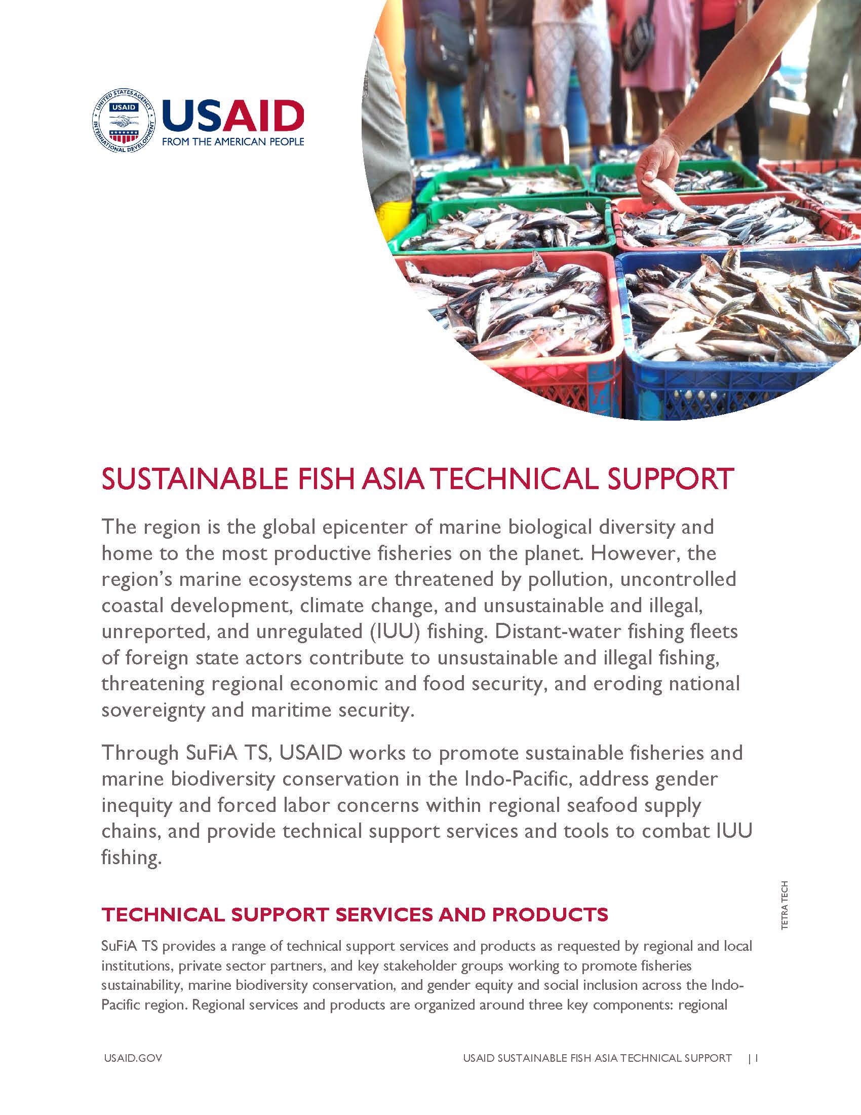 SUSTAINABLE FISH ASIA TECHNICAL SUPPORT