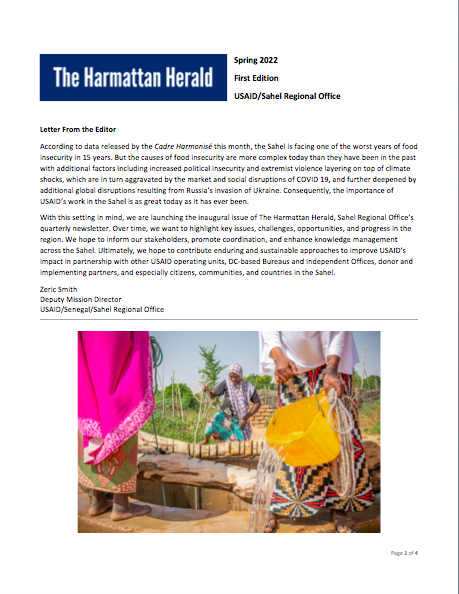 The Harmattan Herald Spring 2022 First Edition