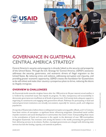 Governance in Guatemala