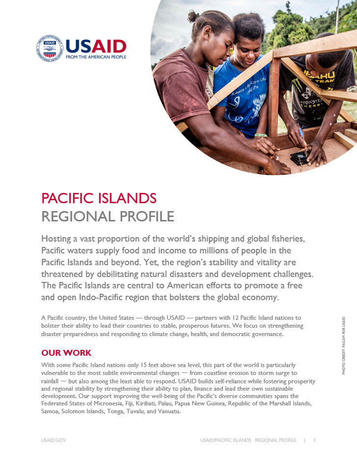 USAID Pacific Islands Regional Profile