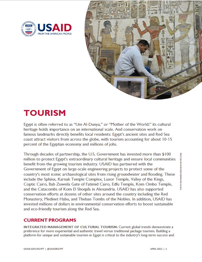 Egypt Fact Sheet: Tourism