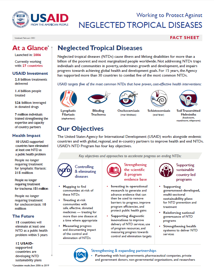 Neglected Tropical Diseases Fact Sheet