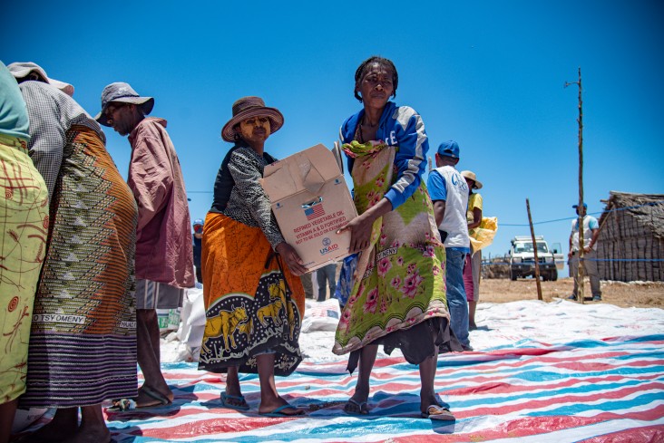 USAID is working with partners in Madagascar to respond to persistent drought conditions by repairing water points and distributing food to vulnerable households.