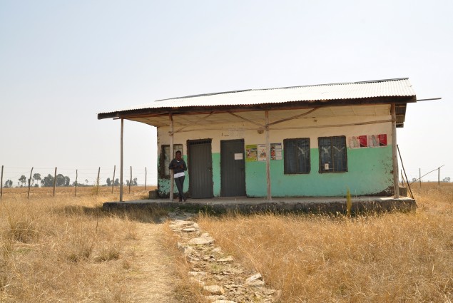 Natsaannat, a health extension worker in Ethiopia, provides family planning antenatal, child health, and nutrition services in Wara Village.