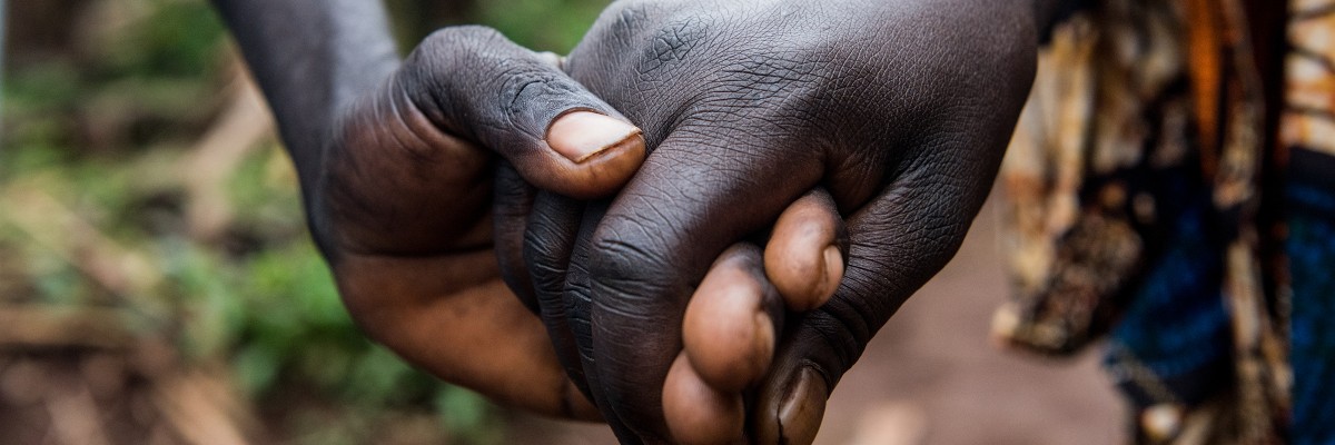 closeup of two hands